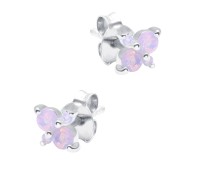 Lovely Flower Silver Stud Earring STS-6235